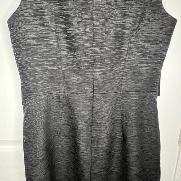 David Meister Silver Gray Jewel‎ Neck Sleeveless Sheath Mini Dress Size 10 - Picture 7 of 11